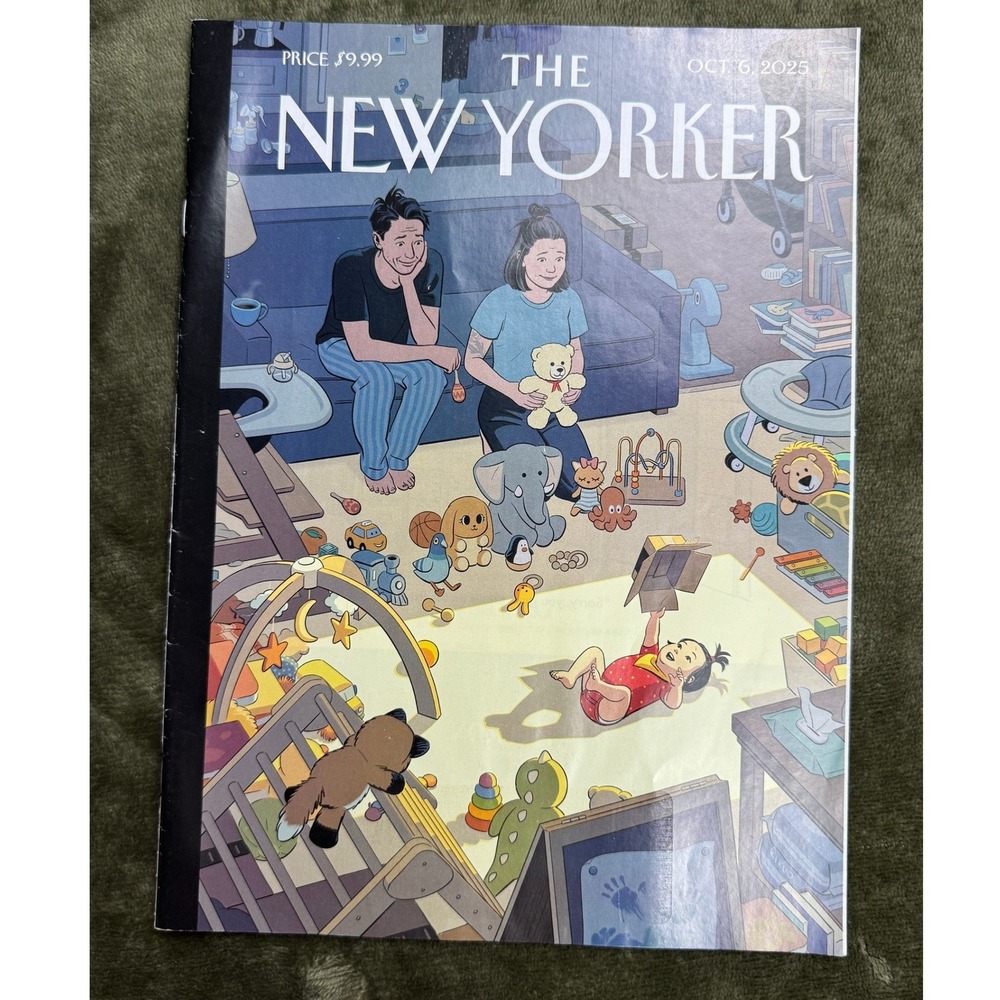 The New Yorker Magazine October‎ 6 2025 Issue Adrian Tomine Cover Rolex Ad News
